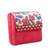 Tarusa red cotton printed sling bag for women