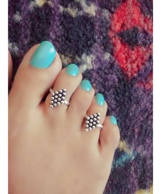 German Silver Toe Ring 1