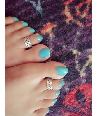 German Silver Toe Ring 1