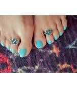 Green Stone Toe Ring
