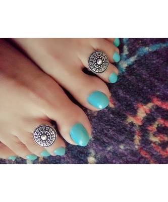 German Silver Toe Ring 1