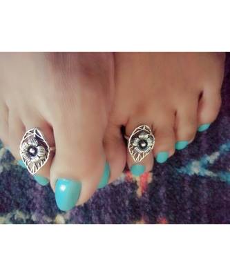 German Silver Toe Ring 1