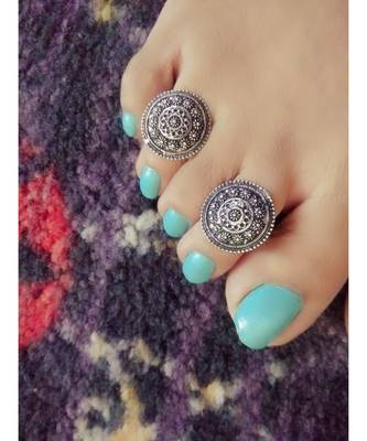 German Silver Toe Ring 1