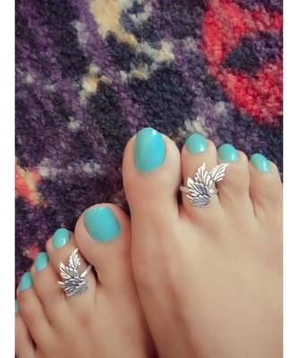 German Silver Toe Ring 1
