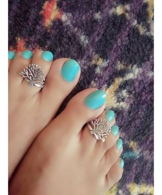 German Silver Toe Ring 1