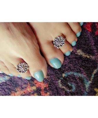 German Silver Toe Ring 1