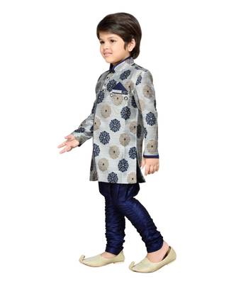 Kids Sherwani with Pyjama Set 4