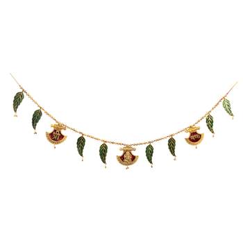 Bandanwarin metal with fan shaped motiff shree ganesha nama engraved 1