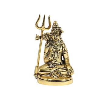 Handicrafts Paradise Lord Shiva in metal - 6.5 inches 2
