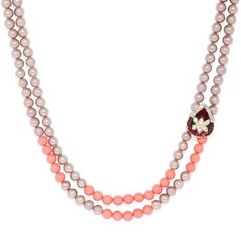 Pink necklaces 3