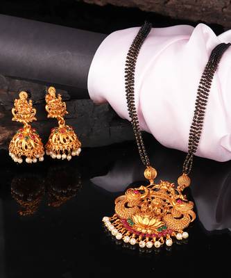 Black Gold Plated Mangalsutra 2
