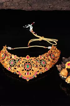 Temple Choker Necklace Sets