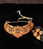 Temple Choker Necklace Sets