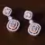 Rose Gold Plated American Diamond Embellished Designer Earrings 216ED245