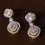 Gold Plated American Diamond Embellished Designer Earrings 216ED246