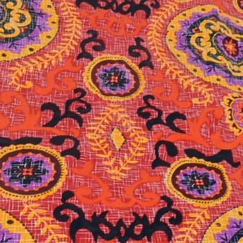 Red floral print bed sheets with two pillow cover 3