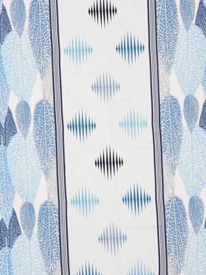 Blue embroidered bed sheets with two pillow cover 3