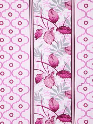 Pink embroidered bed sheets with two pillow cover 3