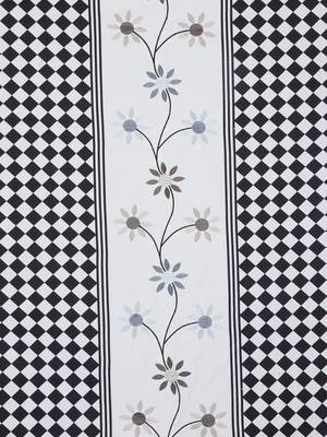 Black embroidered bed sheets with two pillow cover 3