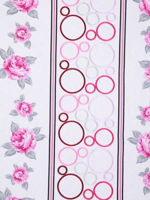 Pink embroidered bed sheets with two pillow cover 3