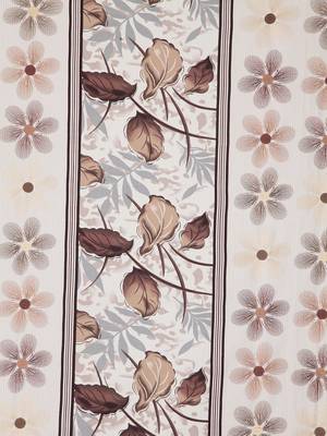 Brown embroidered bed sheets with two pillow cover 3