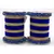 Blue Fancy Bridal Bangle Sets Set Of 2