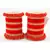 Red Fancy Bridal Bangle Sets Set Of 2