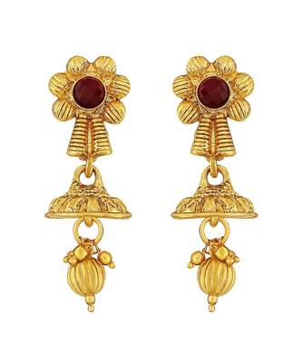 Traditional Peacock Design Gold Plated  Necklace Set For Women 4