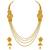 Traditional Four String Gold Plated   Necklace Set For Women
