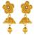 Traditional Four String Gold Plated   Necklace Set For Women