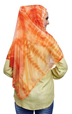 2 Loop Stitched Soft Net Lycra Hijab Scarf For Women (To Be Worn On Hijab Cap) 5