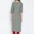 Grey plain cotton kurtas-and-kurtis