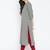 Grey plain cotton kurtas-and-kurtis