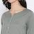 Grey plain cotton kurtas-and-kurtis