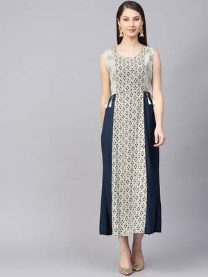Green printed liva kurtas-and-kurtis 1