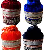 Rajasthani Traditional Gota Patti Velvet Potli