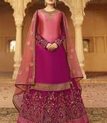 Rani Pink Georgette Pakistani Salwar Kameez