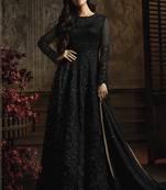 Black Net Anarkali Salwar Kameez
