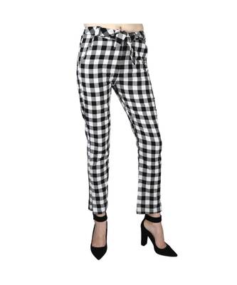 black plain Cotton trousers 2