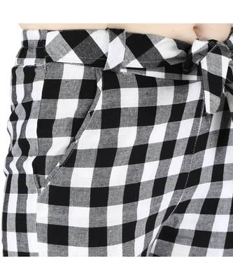 black plain Cotton trousers 5