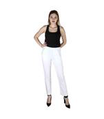white plain Cotton trousers