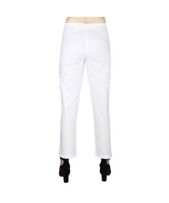 white plain Cotton trousers 4