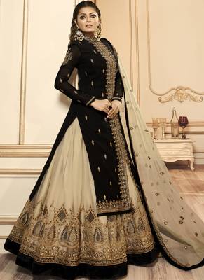 Black Georgette Pakistani Salwar Kameez 1