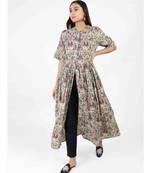 Multicolor Long Printed Gown