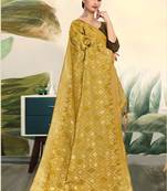 Mehendi Green Banarasi silk Weaving Work Traditional Tassel Dupatta