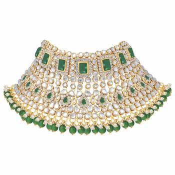 Green emerald  necklace-sets 2