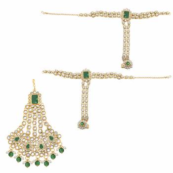 Green emerald  necklace-sets 4