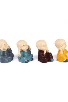 Little Monk Cute Ornaments Car Interior Decoration Desk Decor
