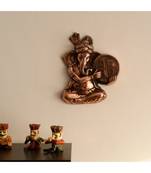 Musician Phagdi Lord Ganesha Metal Wall  