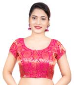 Brocade Rani Short Sleeves Readymade blouse